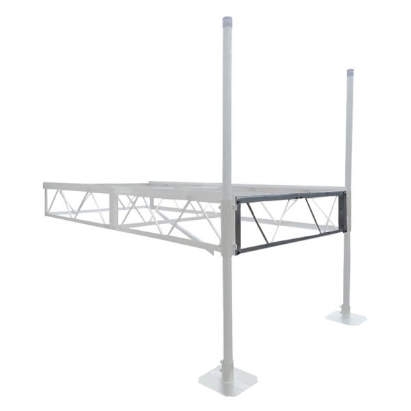 Patriot Docks® - 4' L Aluminum Dock Frame End Rail