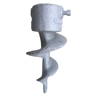 Patriot Docks® - 7-1/2" L Galvanized Steel Pipe Auger