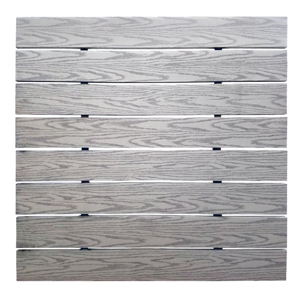 Patriot Docks® - 47.5" L x 47-5/8" W x 2" T Gray Aluminum Deck Section, 1 Piece