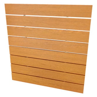 Patriot Docks® - 4' L x 4' W x 2" T Brown Aluminum Deck Section, 1 Piece