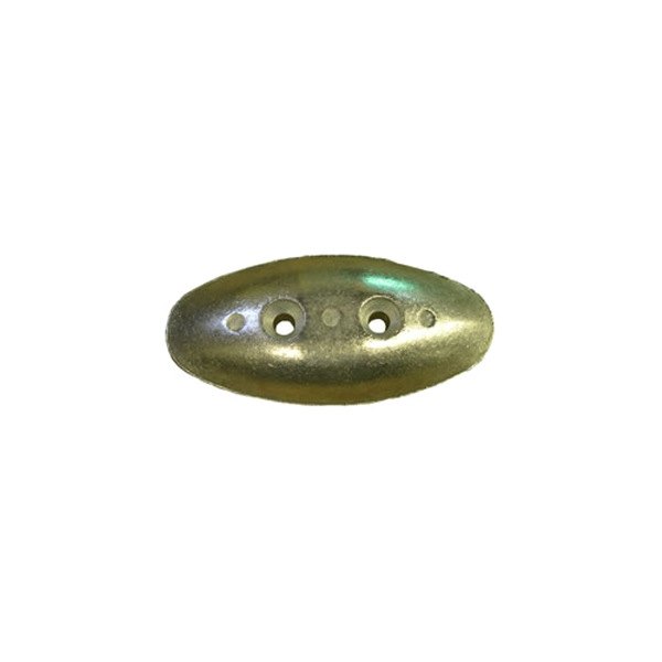 Performance Metals® - 4.40" L x 2.10" W x 0.75" H Aluminum Oval Hull Plate Anode