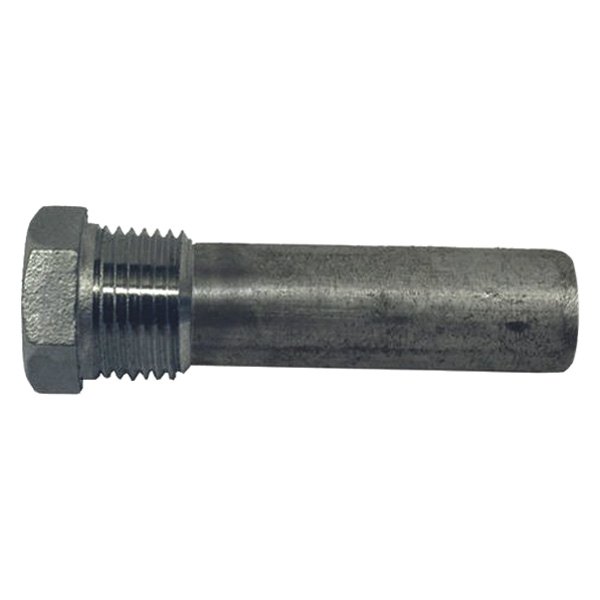 Performance Metals® - 1.5" L x 0.5" D 3/8" NPT Aluminum Pencil Anode with Stainless Steel Plug