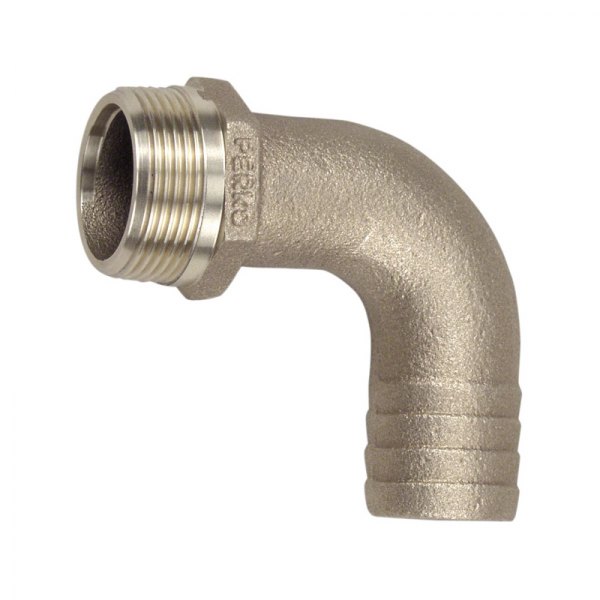 Perko® - 2" Hose I.D. to 2" Male 90° Bronze Elbow Hose/Pipe Adapter