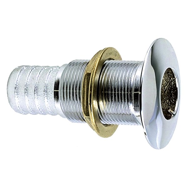 Perko® - 1-5/16" Hole Bronze Chrome Plated Thru-Hull Fitting for 1" D Hose