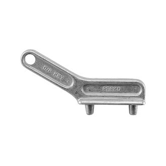 Perko® 1248009DP - 2" Angled Plain Zinc Alloy Deck Plate Key