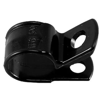 Perko® - 0.75" D Black Polymer Fixing Cable Clamps, 10 Pieces