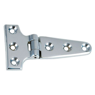 Perko® - 4" L x 1-5/16" W Chrome Plated Bronze T-Strap Hinges