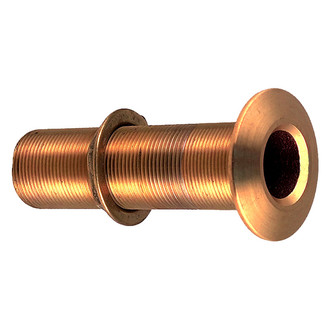 Perko® - 1-5/8" Hole Bronze Extra Long Thru-Hull Fitting for 1-1/4" NPT Pipe