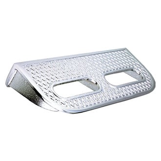Perko® - 11" L x 4-1/2" W Chrome Plated Bronze Fixed Swim Platform and Handle with Brackets
