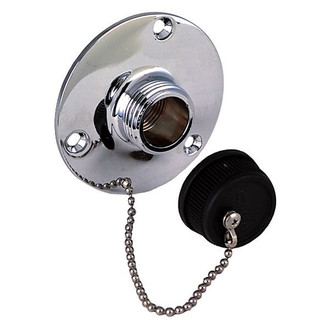 Perko® - 1-1/2" I.D. Polymer Replacement Cap for Fresh Water Inlet with Chain