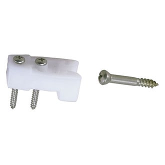 Perko® - 1-1/4" L x 5/8" W White Polymer Door Catches