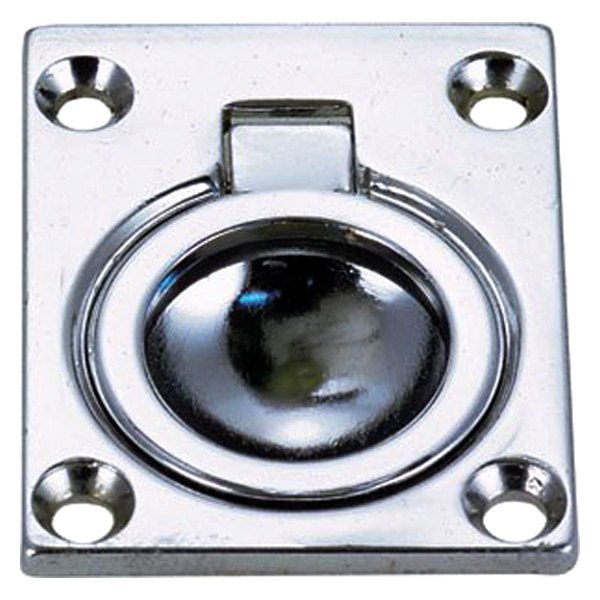 Perko® - 1-3/4" L x 1-3/8" W Chrome Plated Zinc Flush Ring Pull