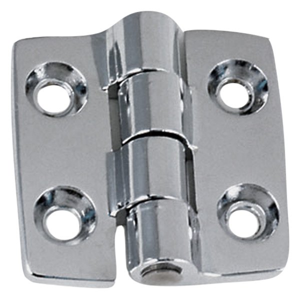 Perko® - 1-1/2" L x 1-1/2" W Chrome Plated Zinc Butt Hinges with Fixed Pin