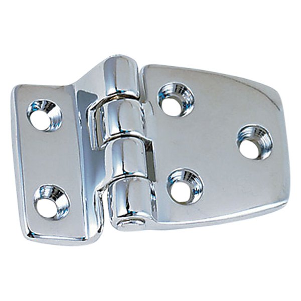 Perko® - 2-1/4" L x 1-1/2" W Chrome Plated Zinc Offset Short Side Hinges with Fixed Pin