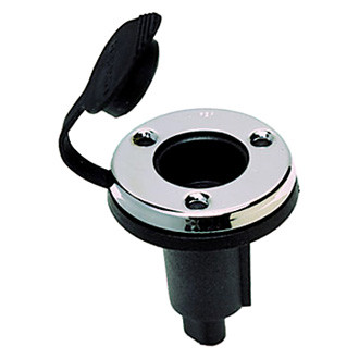 Perko® 1045P00DP - 2-1/4" O.D. Chrome Plated 2-Pin Plug-In Type Base