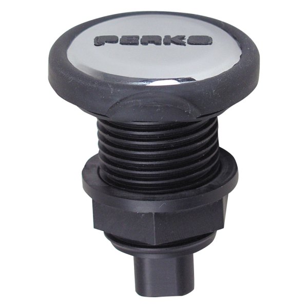 Perko® - 1-15/16 O.D. Chrome/Black Mini Moun 2-Pin Plug-In Type Base