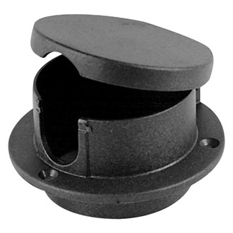 Perko® - Black Plastic Rope Deck Pipe for 7/8" D Lines