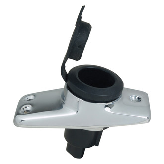 Perko® - 3-3/4" x 1-5/8" 16° Chrome 2-Pin Plug-In Base