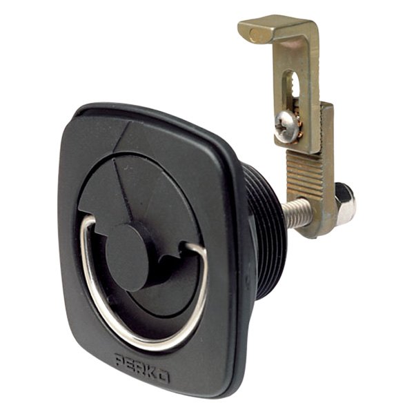 Perko® - 2-7/8" x 2-7/8" Black Flush Lock & Latch