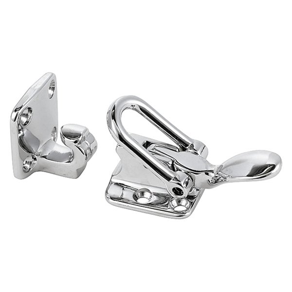 Perko® - 1-1/2" Chrome Plated Bronze Right Angle Mount Hold Down Clamp , Bulk