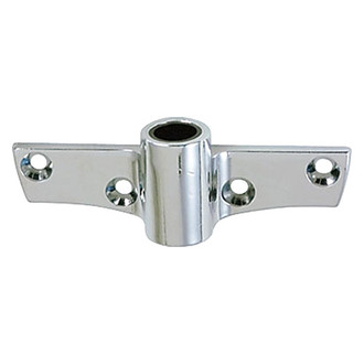 Perko® - 1-1/4" I.D. x 4" L Chrome Plated Zinc Alloy Side Mount Rowlock Socket, 2 Pieces