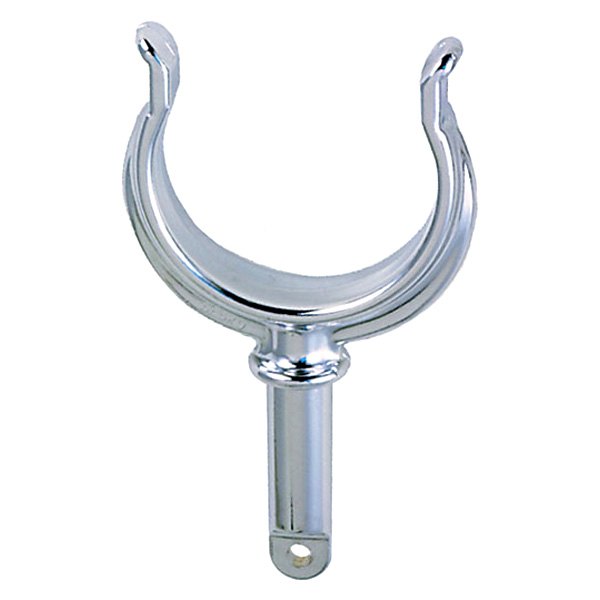 Perko® - 1/2" I.D. x 1-3/4" L Plain Ribbed Round Open Rowlock Horn, 2 Pieces
