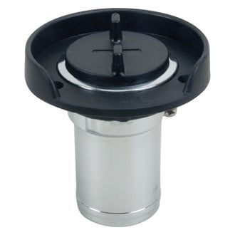 Perko® - 1-1/2" I.D. Black Polymer Non-Vented Hose Gas Deck Fill