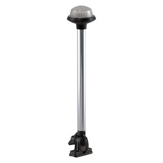 Perko® - 14-1/8" L Vertical Mount Fold Down White All-Round Light with Base