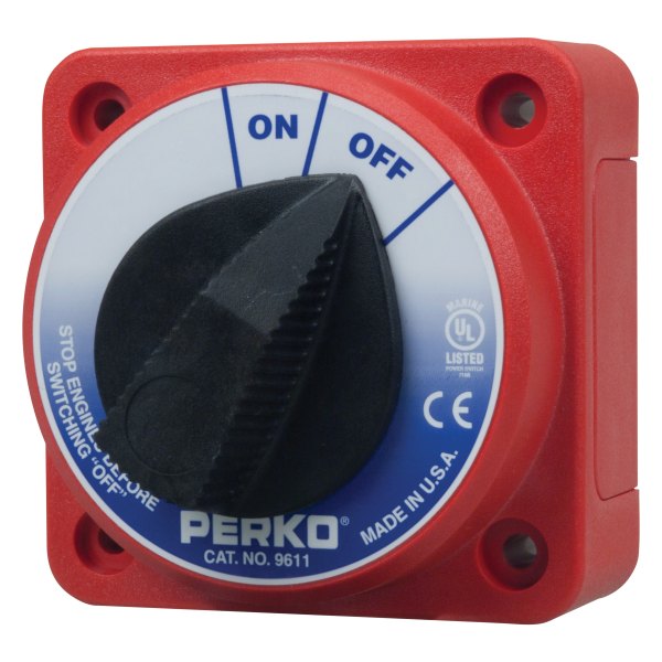 Perko® - Compact 50 V DC 315/450 A On/Off 2-Way Disconnect Battery Switch