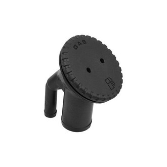 Perko® - 1-1/2" I.D. Angled Black Polymer Vented Hose Gas Deck Fill with Key