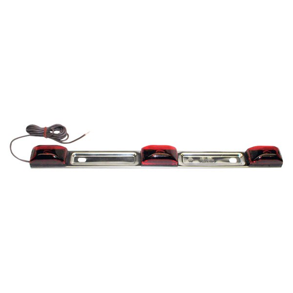 Peterson® - 14" L Crystal Red Sealed LED Submersible Light Bar