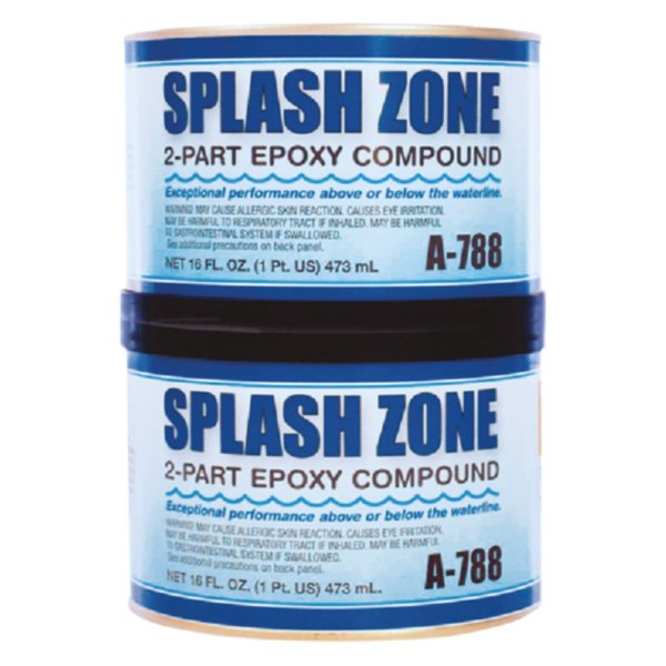 Pettit Paint® - Splash Zone 1 qt Epoxy Two Component Repair Compound