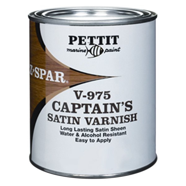 Pettit Paint® - Captain's 1 qt Light Amber Satin Wood Varnish