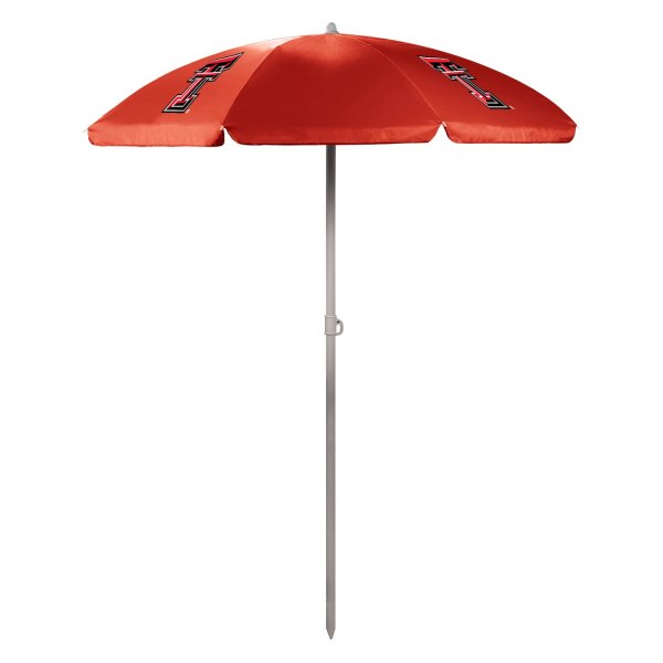 Picnic Time® - NCAA Texas Tech Red Raiders 5.5' Red Portable Beach Umbrella