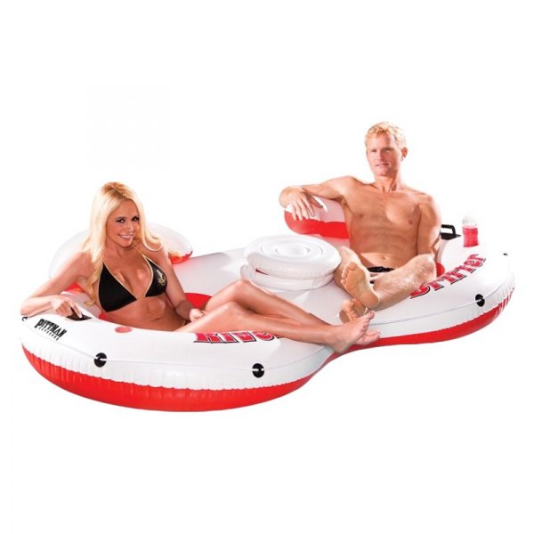 Pittman Outdoors® - River Drifter 2-Person Float Tube with Cooler
