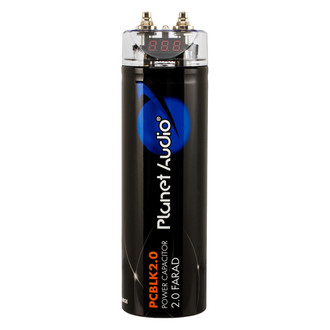 Planet Audio® - 2.0 Farad Power Capacitor with Display & Status Indicator