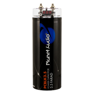 Planet Audio® - 3.5 Farad Power Capacitor with Display & Status Indicator