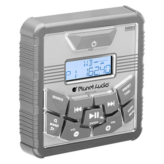 Planet Audio® - Silver Wired Stereo Remote Control for PGR45B Stereos