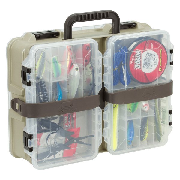 Plano® - Flex N Go™ 15.5" x 5" Sandstone Plastic Satchel Tackle Box