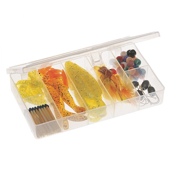 Plano® - StowAway™ 7-Compartment 6.5" x 1.13" 3400 Size Clear Plastic Utility Box
