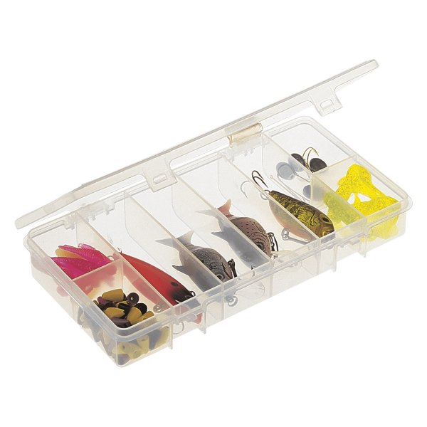 Plano® - StowAway™ 8-Compartment 8.25" x 1.38" 3400 Size Clear Plastic Utility Box