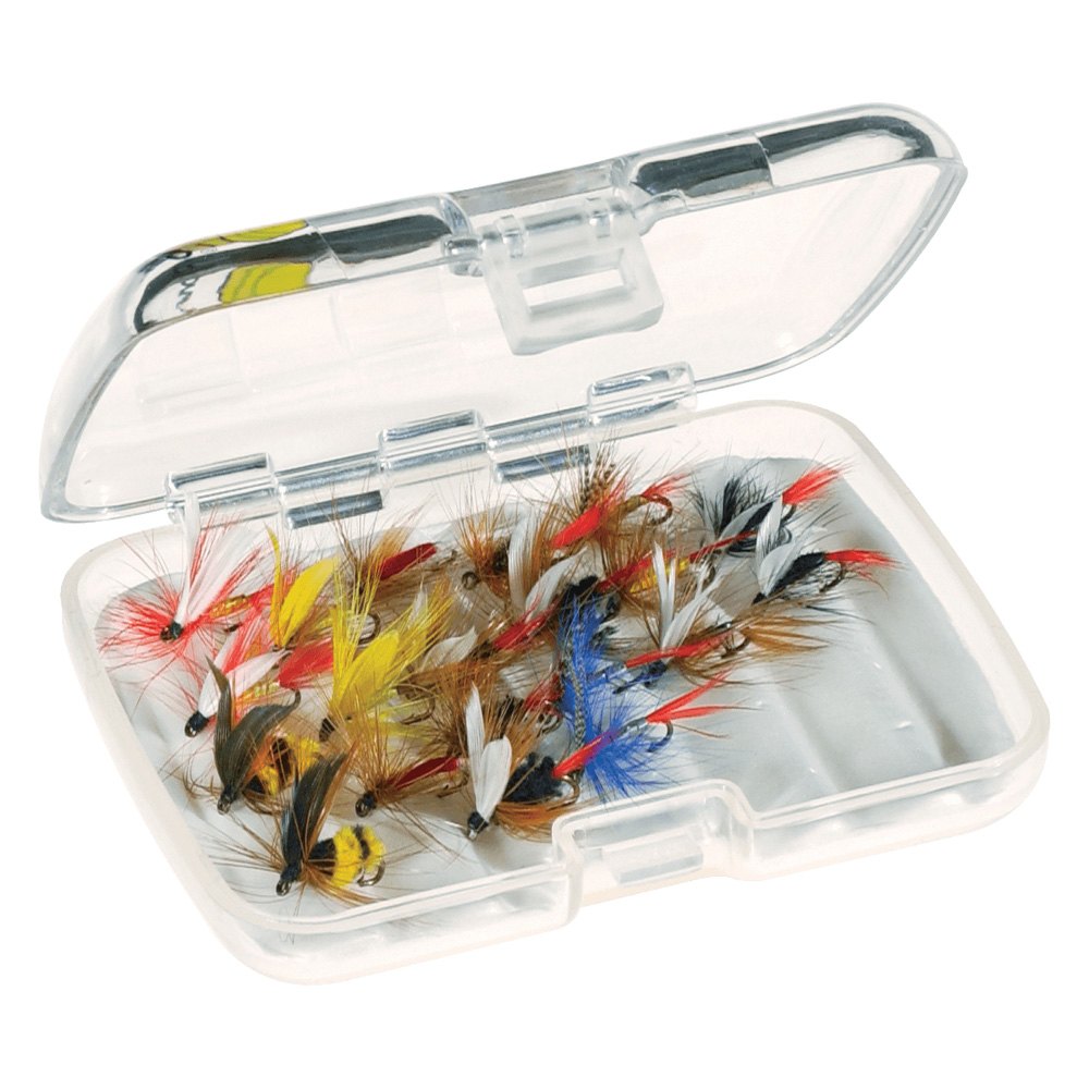 VINTAGE PLANO PETE HENNING TACKLE BOX FULL OF LURES