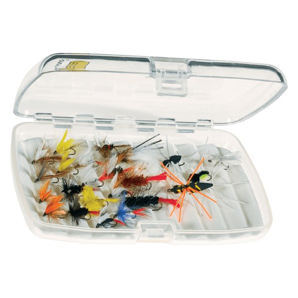 Plano® - 6.6" x 1.22" Medium Clear Plastic Fly Fishing Utility Box