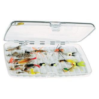 Plano® 358400 - Guide Series™ 7.99" x 1.22" Large Clear Plastic Fly Fishing Utility Box
