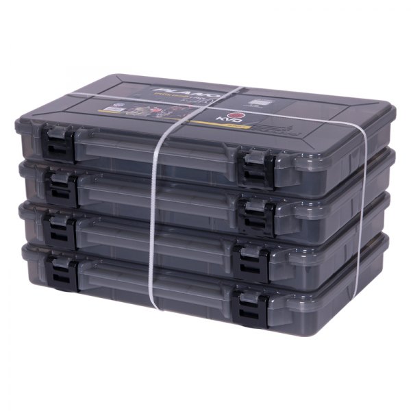 Plano® - KVD StowAway™ 14"L x 9.13"W x 2"H Smoke Plastic Utility Boxes