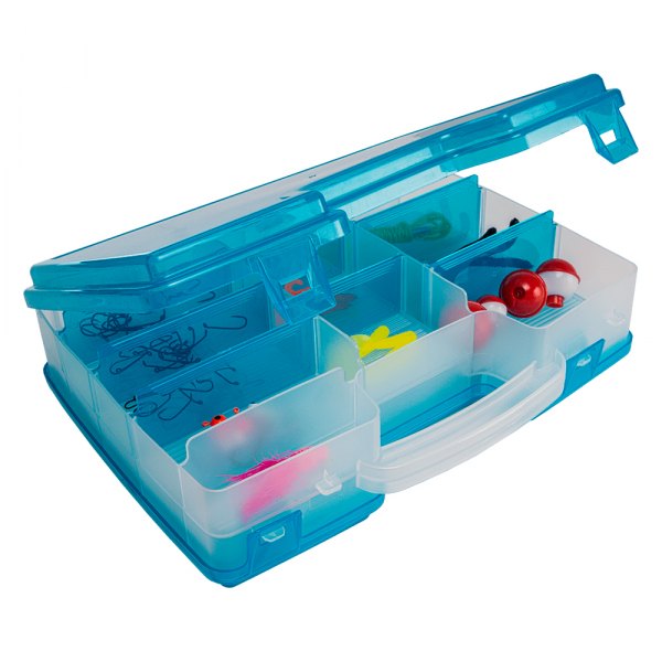 Plano® - Let's Fish 11.25" x 3" Blue Satchel Tackle Box