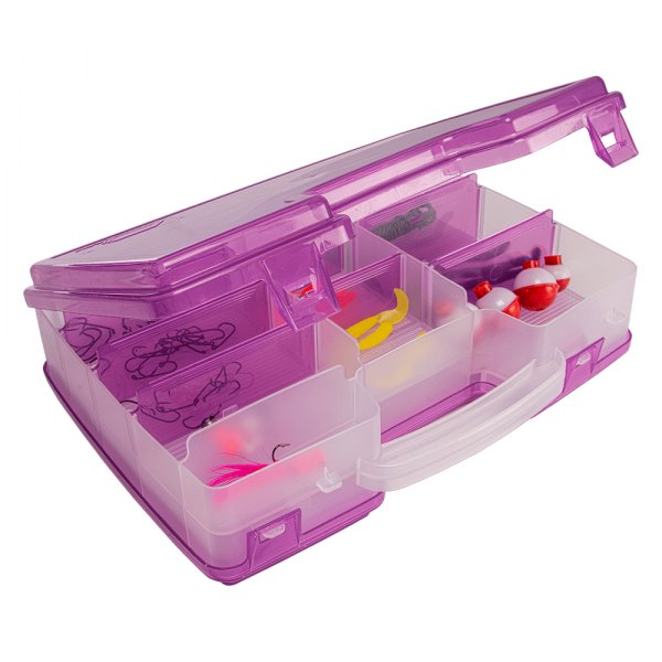Plano® - Let's Fish 11.25" x 3" Purple Satchel Tackle Box