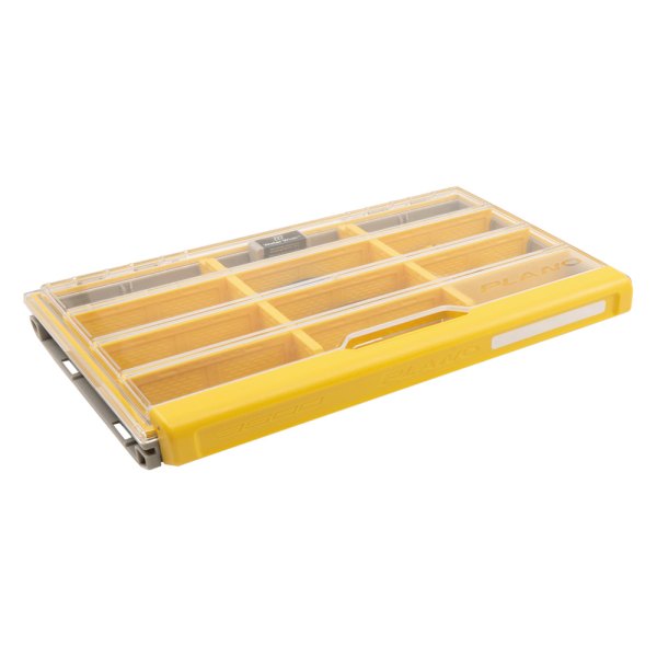 Plano® - EDGE™ Waterproof Flex StowAway™ 3600 Size 11" x 7.2" x 1.63" Yellow/Gray Plastic Utility Box