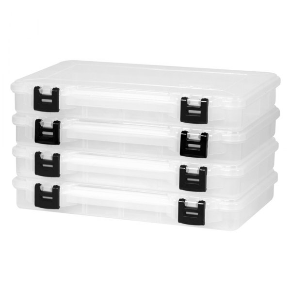 Plano® - ProLatch™ StowAway™ 3700 Size 14" x 7.63" x 9" Clear Plastic Utility Box