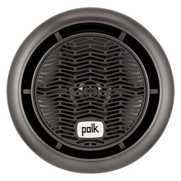 Polk Audio® - Ultramarine Series 150W 2-Way 4-Ohm 6.6" Gray Flush Mount Speakers, Pair